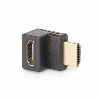 StarTech.com allanurga HDMI 2.0 adapter, isane-emane, vertikaalne 90-kraadine nurga all HDMI-pordi säästja, 4K 60 Hz, kiire HDMI-pistiku pikendus, M/F