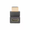 StarTech.com allanurga HDMI 2.0 adapter, isane-emane, vertikaalne 90-kraadine nurga all HDMI-pordi säästja, 4K 60 Hz, kiire HDMI-pistiku pikendus, M/F