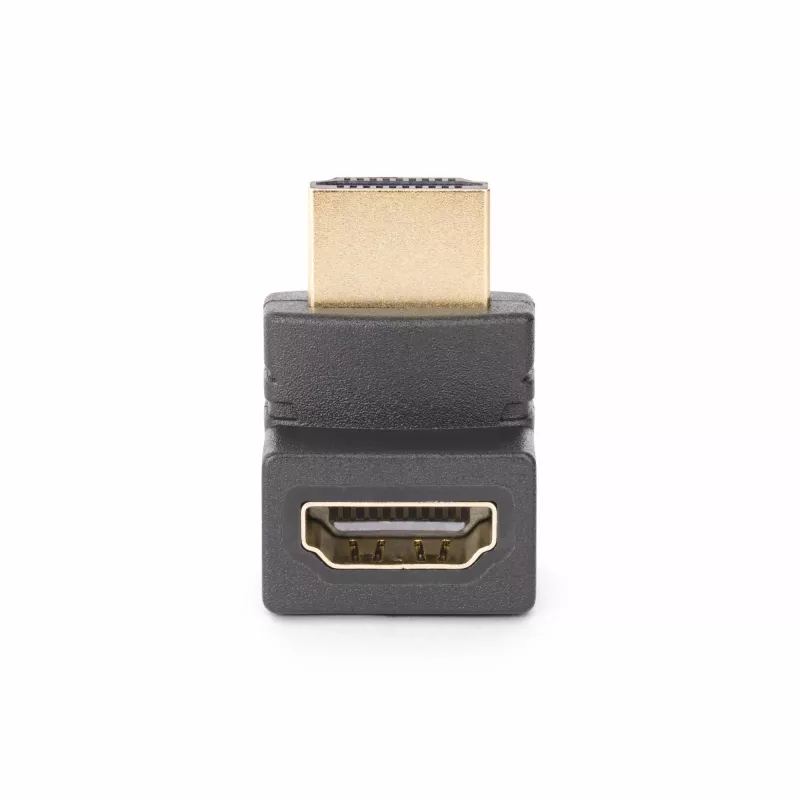 StarTech.com allanurga HDMI 2.0 adapter, isane-emane, vertikaalne 90-kraadine nurga all HDMI-pordi säästja, 4K 60 Hz, kiire HDMI-pistiku pikendus, M/F