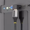 StarTech.com allanurga HDMI 2.0 adapter, isane-emane, vertikaalne 90-kraadine nurga all HDMI-pordi säästja, 4K 60 Hz, kiire HDMI-pistiku pikendus, M/F