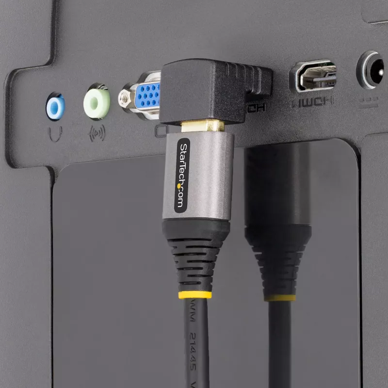StarTech.com allanurga HDMI 2.0 adapter, isane-emane, vertikaalne 90-kraadine nurga all HDMI-pordi säästja, 4K 60 Hz, kiire HDMI-pistiku pikendus, M/F