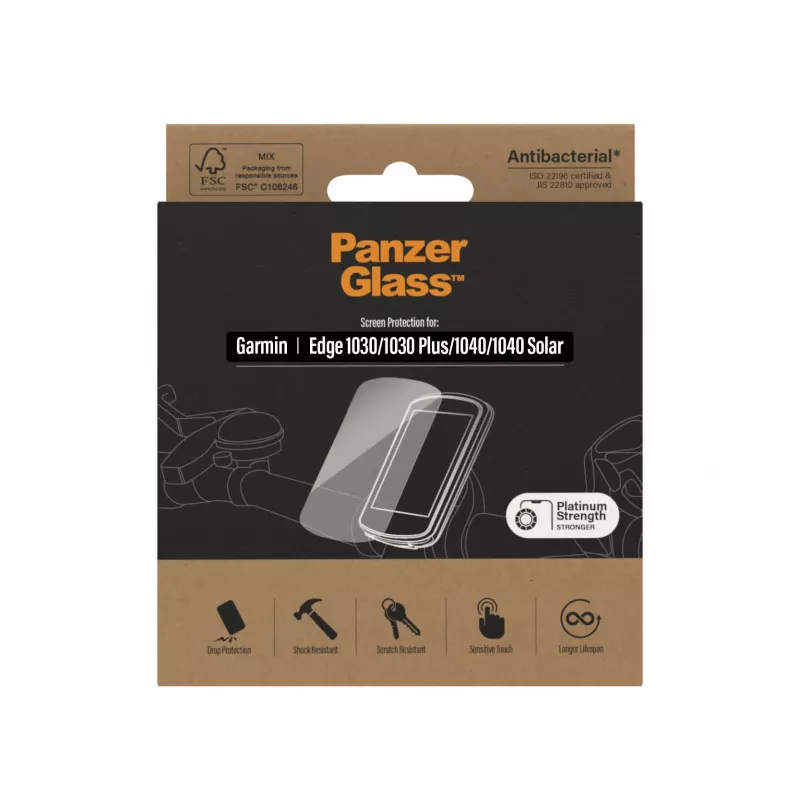 PanzerGlass ekraanikaitse Garmin Edge 1030 1040 peegeldusvastane karastatud klaas