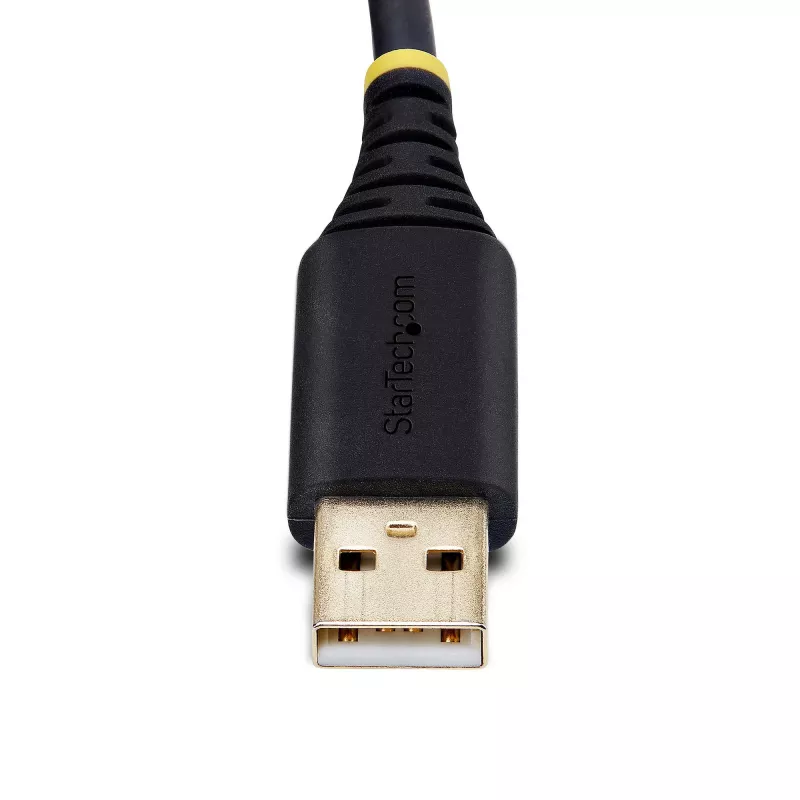 StarTech.com 6,6 jala (2 m) USB-nullmodemi jadaadapteri kaabel, COM-i säilitus, FTDI, USB-A – DB9 RS232, vahetatavad DB9 kruvid/mutrid, Windows/macOS/Linux