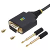 StarTech.com 6,6 jala (2 m) USB-nullmodemi jadaadapteri kaabel, COM-i säilitus, FTDI, USB-A – DB9 RS232, vahetatavad DB9 kruvid/mutrid, Windows/macOS/Linux