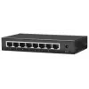Intellinet 8-pordine kiire Etherneti kontorikommutaator, lauaarvuti suurus, metallist, IEEE 802.3az (energiasäästlik Ethernet), karp
