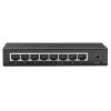 Intellinet 8-pordine kiire Etherneti kontorikommutaator, lauaarvuti suurus, metallist, IEEE 802.3az (energiasäästlik Ethernet), karp