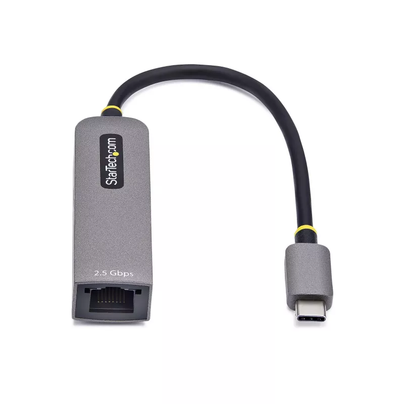StarTech.com 2,5GbE USB-C Etherneti adapter, 100 W PD läbivool, NBASE-T NIC, USB 3.0 USB-C 2,5/1G mitme kiirusega võrk, Thunderboltiga ühilduv, Windows ja Mac