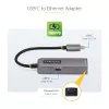 StarTech.com 2,5GbE USB-C Etherneti adapter, 100 W PD läbivool, NBASE-T NIC, USB 3.0 USB-C 2,5/1G mitme kiirusega võrk, Thunderboltiga ühilduv, Windows ja Mac