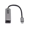 StarTech.com USB-C Etherneti adapter, NIC, 100 W PD läbipääs, USB 3.0 USB-C 1 Gbps mitme kiirusega võrguadapter, Thunderbolti ühilduv, Windows ja Mac