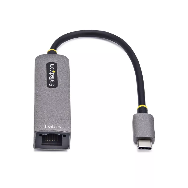 StarTech.com USB-C Etherneti adapter, NIC, 100 W PD läbipääs, USB 3.0 USB-C 1 Gbps mitme kiirusega võrguadapter, Thunderbolti ühilduv, Windows ja Mac