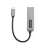 StarTech.com USB-C Etherneti adapter, NIC, 100 W PD läbipääs, USB 3.0 USB-C 1 Gbps mitme kiirusega võrguadapter, Thunderbolti ühilduv, Windows ja Mac