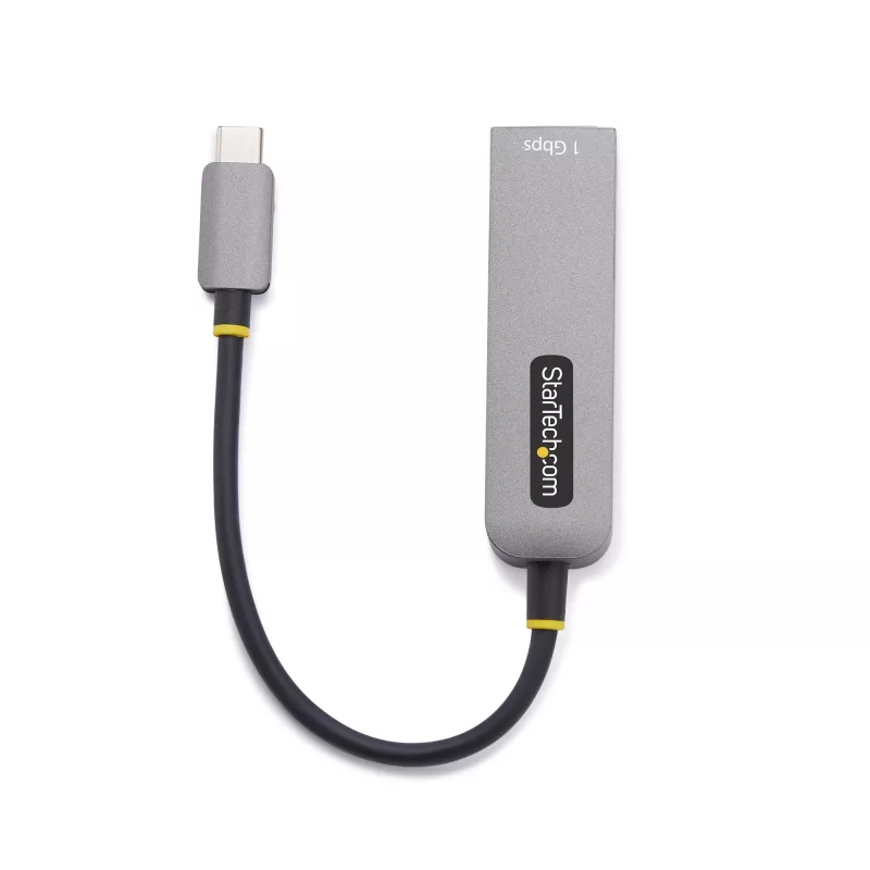 StarTech.com USB-C Etherneti adapter, NIC, 100 W PD läbipääs, USB 3.0 USB-C 1 Gbps mitme kiirusega võrguadapter, Thunderbolti ühilduv, Windows ja Mac