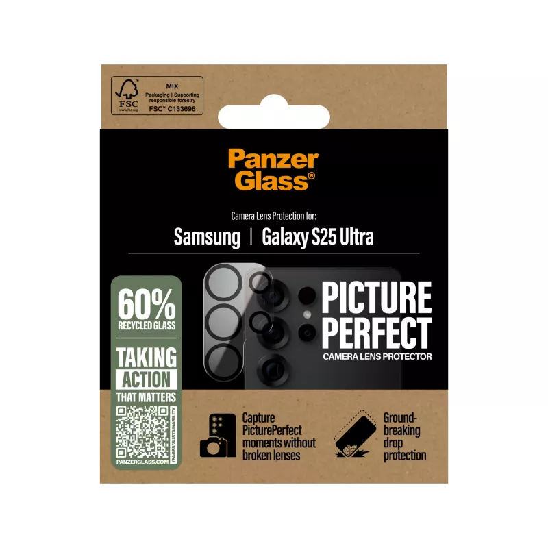 PanzerGlass ® PicturePerfect kaamera objektiivi kaitse Samsung Galaxy S25 Ultra