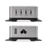 StarTech.com 4-pordiline mitme seadme USB-C laadija, 240 W kokku, üksik port 140 W EPR, PD 3.1, kruvilukustuvad pordid, nõupidamisruumid, kronstein pinnale paigaldamiseks kaasas