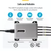 StarTech.com 4-pordiline mitme seadme USB-C laadija, 240 W kokku, üksik port 140 W EPR, PD 3.1, kruvilukustuvad pordid, nõupidamisruumid, kronstein pinnale paigaldamiseks kaasas