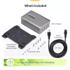 StarTech.com 4-pordiline mitme seadme USB-C laadija, 240 W kokku, üksik port 140 W EPR, PD 3.1, kruvilukustuvad pordid, nõupidamisruumid, kronstein pinnale paigaldamiseks kaasas