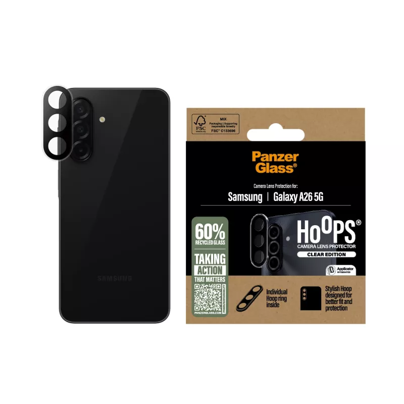 Kaamera objektiivi kaitse PanzerGlass Samsung Galaxy A26 5G kriimustus- ja löögikindel