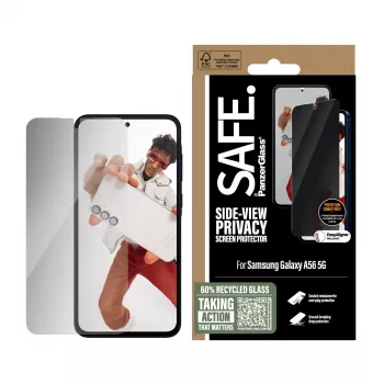 PanzerGlass SAFE. by ® privaatsusekraanikaitse Samsung Galaxy A56 5G | Ultra-Wide Fit koos EasyAligneriga