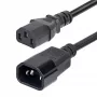 StarTech.com 4,5m (15ft) pikendusjuhe, C14-C13 PDU toitejuhe, 15A 250V, 14AWG, vahelduvvoolu toitekaabel PDU/toiteploki jaoks, KEMA-KEUR sertifitseeritud