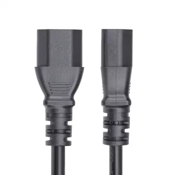 StarTech.com 4,5m (15ft) pikendusjuhe, C14-C13 PDU toitejuhe, 15A 250V, 14AWG, vahelduvvoolu toitekaabel PDU/toiteploki jaoks, KEMA-KEUR sertifitseeritud