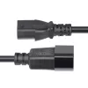 StarTech.com 4,5m (15ft) pikendusjuhe, C14-C13 PDU toitejuhe, 15A 250V, 14AWG, vahelduvvoolu toitekaabel PDU/toiteploki jaoks, KEMA-KEUR sertifitseeritud