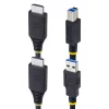 StarTech.com 10ft (3m) HDMI ja USB 5Gbps KVM kaabel, 4K 60Hz, HDMI 2.0 ja USB kombinatsioonkaabel KVM lülititele