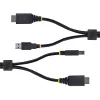 StarTech.com 10ft (3m) HDMI ja USB 5Gbps KVM kaabel, 4K 60Hz, HDMI 2.0 ja USB kombinatsioonkaabel KVM lülititele