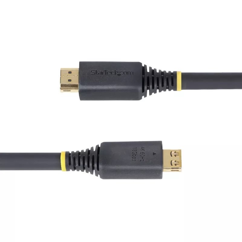 StarTech.com 20ft (6,1 m) kiire HDMI-kaabel haarduvate pistikutega, 4K 60Hz/1440p 144Hz, HDR10/HDCP 2.2/ARC, 18Gbps, UHD HDMI 2.0 juhe telerile/monitorile/kuvarile, TPE mantel