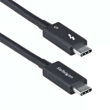 StarTech.com 2.6 jala (80 cm) Thunderbolt 5 kaabel, 80 Gbps/kuni 120 Gbps, 240 W PD, 8K 60 Hz, sertifitseeritud Thunderbolti kaabel – ühildub Thunderbolt 4/USB4/USB-C-ga