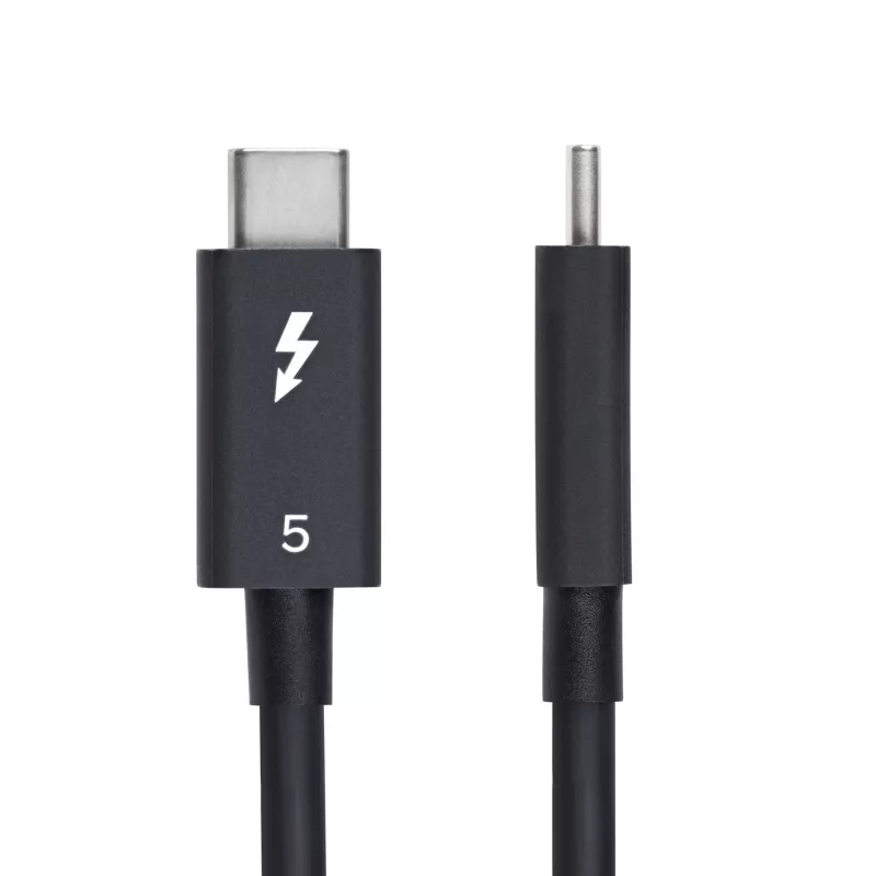 StarTech.com 2.6 jala (80 cm) Thunderbolt 5 kaabel, 80 Gbps/kuni 120 Gbps, 240 W PD, 8K 60 Hz, sertifitseeritud Thunderbolti kaabel – ühildub Thunderbolt 4/USB4/USB-C-ga