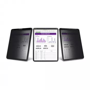 StarTech.com 4-suunaline privaatsuskile 12,9-tollisele iPad Pro-le, 3. põlvkond ja uuemad, portree-/maastikuvaateks, puutetundlik, +/- 30° vaatenurk, blokeerib kuni 51% sinist valgust, matt