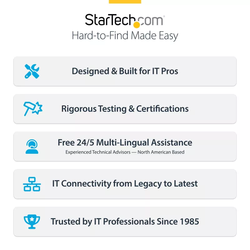 StarTech.com 4-pordiline USB USB-C PCIe-kaart, USB 3.2 10 Gbps, USB-C PCI Express-laienduskaart, 4 sõltumatut USB-kontrollerit, Windows/Linux/macOS, TAA-ühilduv