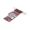 StarTech.com 4-pordiline USB USB-C PCIe-kaart, USB 3.2 10 Gbps, USB-C PCI Express-laienduskaart, 4 sõltumatut USB-kontrollerit, Windows/Linux/macOS, TAA-ühilduv