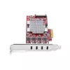 StarTech.com 4-pordiline USB USB-C PCIe-kaart, USB 3.2 10 Gbps, USB-C PCI Express-laienduskaart, 4 sõltumatut USB-kontrollerit, Windows/Linux/macOS, TAA-ühilduv