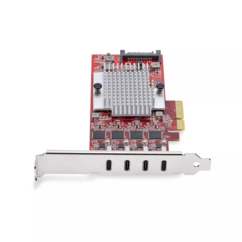 StarTech.com 4-pordiline USB USB-C PCIe-kaart, USB 3.2 10 Gbps, USB-C PCI Express-laienduskaart, 4 sõltumatut USB-kontrollerit, Windows/Linux/macOS, TAA-ühilduv