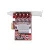 StarTech.com 4-pordiline USB USB-C PCIe-kaart, USB 3.2 10 Gbps, USB-C PCI Express-laienduskaart, 4 sõltumatut USB-kontrollerit, Windows/Linux/macOS, TAA-ühilduv