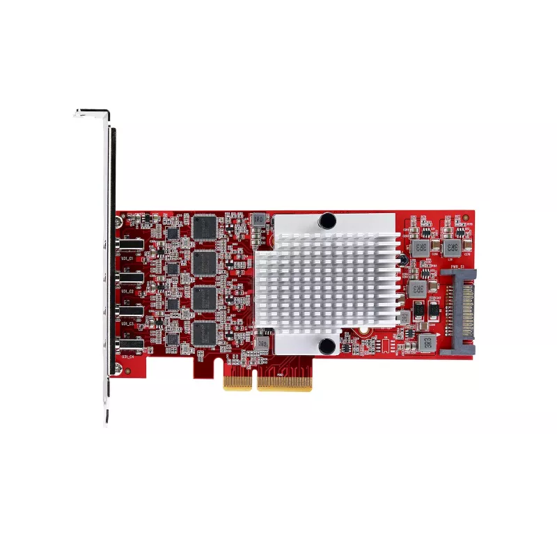 StarTech.com 4-pordiline USB USB-C PCIe-kaart, USB 3.2 10 Gbps, USB-C PCI Express-laienduskaart, 4 sõltumatut USB-kontrollerit, Windows/Linux/macOS, TAA-ühilduv