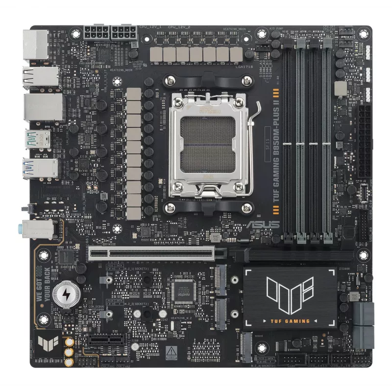 Emaplaat ASUS TUF GAMING B850M-PLUS II AMD B850 pesa AM5 micro ATX