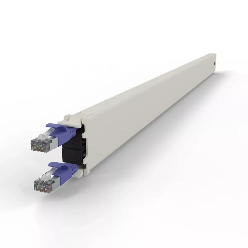 PATCHBOX.one / Kassett / 30RU / STP / Violetne, 1,8 m, Cat6a, U/FTP (STP), RJ-45, RJ-45, Violetne