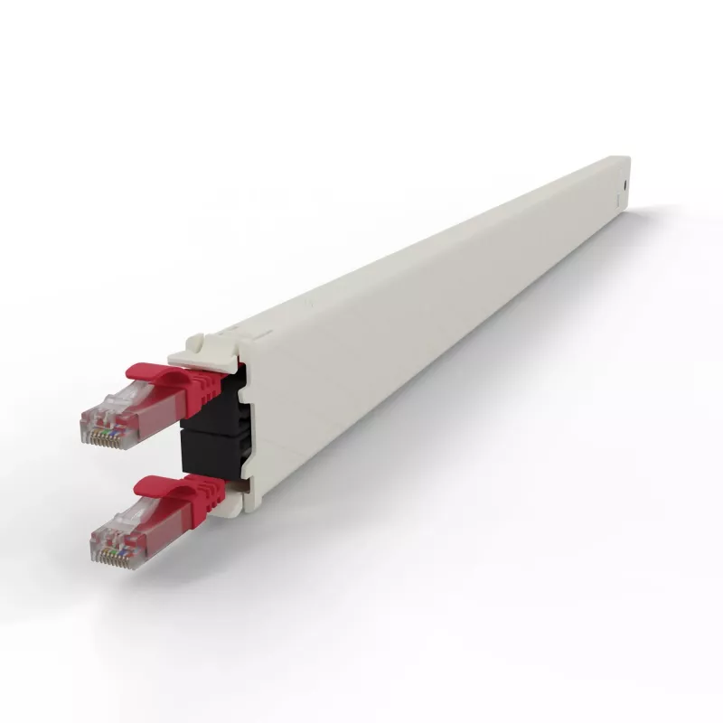 Võrgukaabel PATCHBOX CONE30UTPRD RJ-45 Cat6a 1.8m Punane