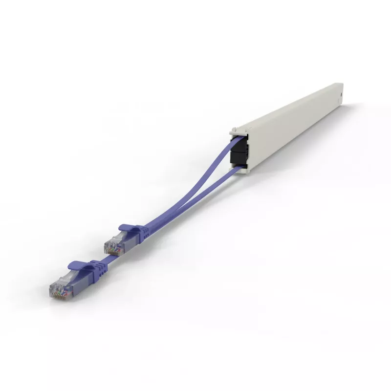 PATCHBOX.one / Kassett / 46RU / UTP / Violet, 2,5 m, Cat6a, U/UTP (UTP), RJ-45, RJ-45, Violet