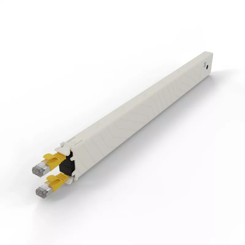 Võrgukaabel PATCHBOX CONEX8STPYL RJ-45 Cat6a 0,8 m Kollane