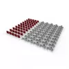 Poldid ja mutrid PATCHBOX dvmnt50RD M6 Alumiinium Teras 50 tk