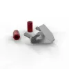 Poldid ja mutrid PATCHBOX dvmnt50RD M6 Alumiinium Teras 50 tk