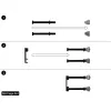 Kaablihalduspaneel PATCHBOX Patchcatch Solo 24-Pack Must Punane