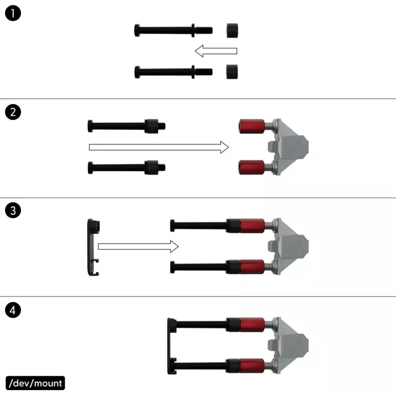 Kaablihalduspaneel PATCHBOX Patchcatch Solo 24-Pack Must Punane