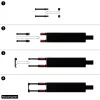 Kaablihalduspaneel PATCHBOX Patchcatch Solo 24-Pack Must Punane