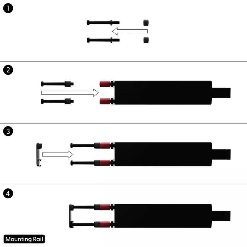 Kaablihalduspaneel PATCHBOX Patchcatch Solo 24-Pack Must Punane