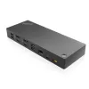 Lenovo 40AF0135UK sülearvuti dokk/pordireplikaator, juhtmega USB 3.2 Gen 1 (3.1 Gen 1) USB-C, must