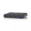 USB-jaotur Nedis TCARF200BK USB 3.2 Gen 1 USB-C must